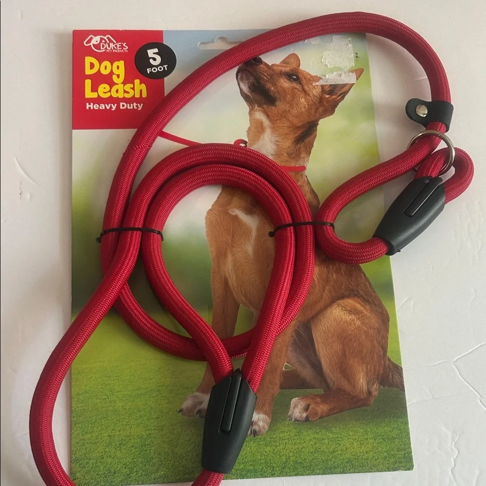 Heavy Duty Red Dog Leash
